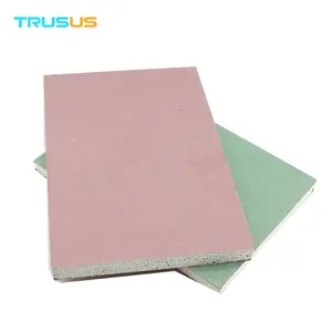 Trusus khả năng chịu nước greenboard vách thạch cao âm thanh hội đồng quản trị sheetrock trang trí thạch cao Hội Đồng Quản Trị