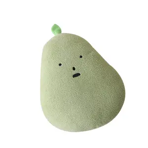 New Design Soft Cute Fresh Fruit Series Throw Pillow Cherry Lemon Apple Expression Plush Toys