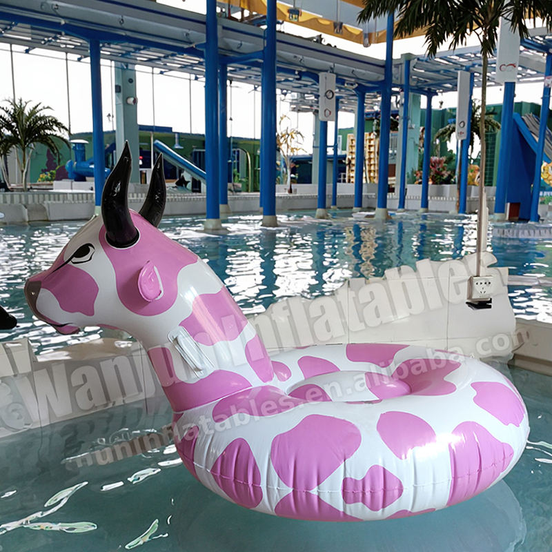 Giant Inflatable Inflatable Cow Pool Float Swimline LOL Cow