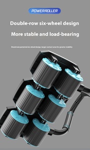 Rodillo Abdominal PINJIAN para Entrenamiento Muscular, Equipo de Fitness con Rebote Automático, Rueda Abdominal de 6 Ruedas - Product Image 6