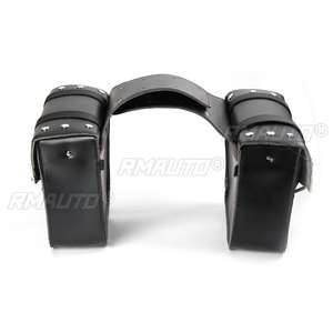 Bolsa para motocicleta, alforja impermeable, bolsa de almacenamiento de cuero PU para Yamaha/BMW/Kawasaki Triumph/Bonneville - Product Image 3