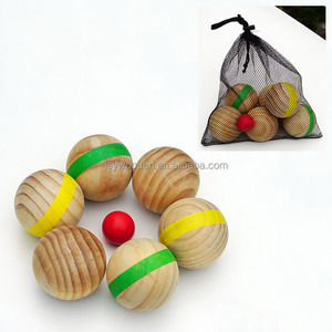 Ensemble <span class=keywords><strong>de</strong></span> balles <span class=keywords><strong>de</strong></span> <span class=keywords><strong>pétanque</strong></span> en bois d'extérieur pour adultes 7 balles pour le plaisir et l'exercice Jeux <span class=keywords><strong>de</strong></span> société d'arrière-cour similaires à la <span class=keywords><strong>pétanque</strong></span> pour enfants - Product Image 3
