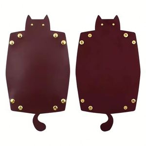 PU Leather Cute Cat Shape <b>Foldable</b> <b>Desk</b> Tray with Embossing Printing-Durable Promotional Gift for <b>Office</b> or Gaming - Product Image 4