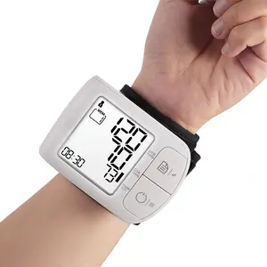 Monitor de presión arterial digital portátil, dispositivo recargable de muñeca con monitor de presión arterial de fábrica ultrabajo