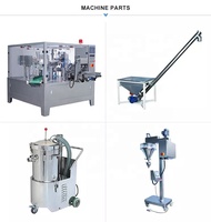 Machine d'emballage automatique de poudre de lait et de boissons en sachets préformés, haute productivité, facile à utiliser, avec pesage et remplissage automatiques