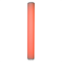 Lampe RVB d'angle LED scintillante de décoration de jeu de lumière de fête debout de pilier de changement de couleur d'ambiance moderne