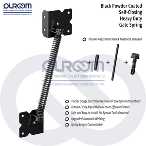 Phổ tự đóng cửa cổng mùa xuân cho Vinyl PVC gỗ hàng rào cổng thép có thể điều chỉnh cửa gần hơn - Product Image 2