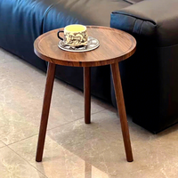Table basse en bois massif de style minimaliste moderne Symtera de haute qualité pour le salon et la chambre