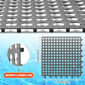 Wholesale Car Wash Modular 3D Garage <b>Tiles</b> <b>Interlocking</b> Heavy Duty Thick Colorful Plastic Vented Garage Detailing <b>Floor</b> <b>Tile</b> - Product Image 3