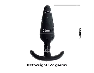 Set de 3 Tapones Anales de Silicona para Principiantes, Masajeador de Próstata, <span class=keywords><strong>Dilatador</strong></span> <span class=keywords><strong>Anal</strong></span> y Bolas Anales, Entrenador Sexual <span class=keywords><strong>Anal</strong></span> - Product Image 2