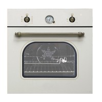 Four à convection électrique encastrable Cavallo Energy 71L 60cm en acier inoxydable avec rôtissoire simple, 9 fonctions de cuisson, double vitrage