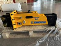 Nouveau pour SB20, Brise-roche hydraulique certifié CE, moteur silencieux, pour engins de construction, taux d'impact 700-1200 BPM, 1,2-3 tonnes