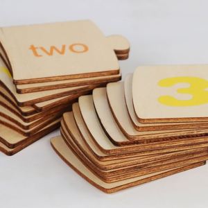 Addition Subtraction Calculation Activities Game Math Learning Self-correcting Wooden Number Puzzles with <b>Storage</b> <b>Box</b> - Product Image 5
