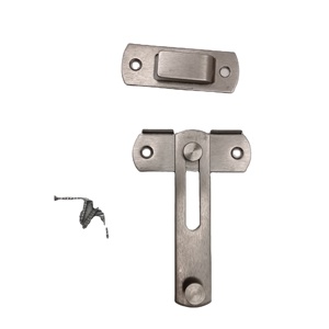 Pestillo Abatible de Acero Inoxidable con Tornillos, Adecuado para Baños y Puertas Corredizas - Product Image 5