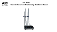 Analyseur d'humidité ASTM D95 ADDITION pour produits pétroliers, détermination de la teneur en eau par distillation, test en laboratoire, 1 an
