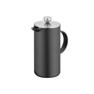 Cafetière à piston Cilio Aida 3 tasses, noir mat, couvercle en acier inoxydable - Product Image 1
