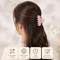 Pince à cheveux en acétate grand format personnalisée, élégante, avec strass, style européen et américain, pour femmes