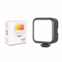 Anneau lumineux LED portable rechargeable pour photographie en extérieur, luminosité réglable, éclairage RGB pour diffusion en direct, trois couleurs