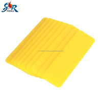 Mini-raclette rectangulaire souple en PP pour le pose de film automobile sur carrosserie et bordures de vitres, outil de teintage de vitres, manipulation fine