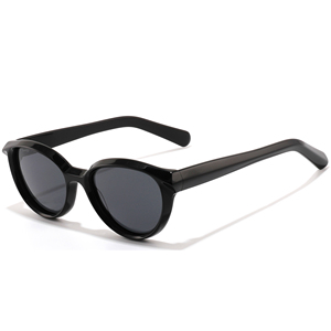Gafas transparentes ovaladas con montura completa, lentes de resina de color sólido, anti-UV, uso diario para mujer, adulto - Product Image 5