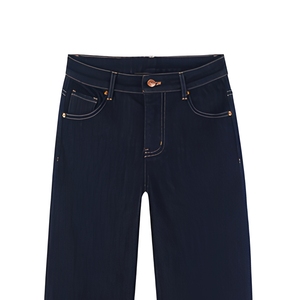 <span class=keywords><strong>Jeans</strong></span> de Mezclilla de Pierna Recta, Lavado Medio, Cintura Media, Corte Regular, Algodón, Estilo Vintage, Tejido, Casual, para <span class=keywords><strong>Hombre</strong></span>, Otoño Invierno - Product Image 2