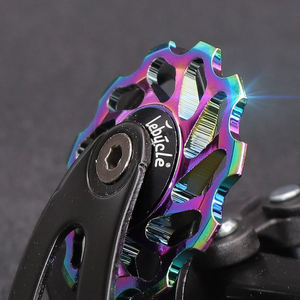 Piezas de <span class=keywords><strong>repuesto</strong></span> para rueda de guía de <span class=keywords><strong>bicicleta</strong></span>, polea de desviador trasero 11t 13t, guía de aleación de aluminio - Product Image 4