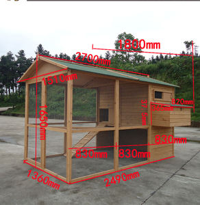 Pollaio in Legno Impermeabile di Lusso Extra Large per Esterni, Casa per Quaglie e Polli, Gabbia per Animali da Cortile - Product Image 2