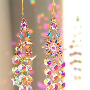 للبيع بالجملة الأكثر مبيعًا ملصق صائد الشمس المعلق بقوس قزح للنوافذ لوازم K9 صائد الشمس الكريستالي منشور للديكور المنزلي - Product Image 6