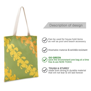 Ohia Lehua Custom Hawaiian New Design Totes Puakenikeni Large Capacity Women Totes Shopping <b>Handbags</b> - Product Image 2