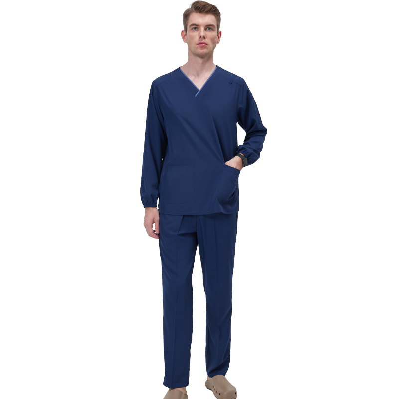 Homme Manches Longues Marine Foncé