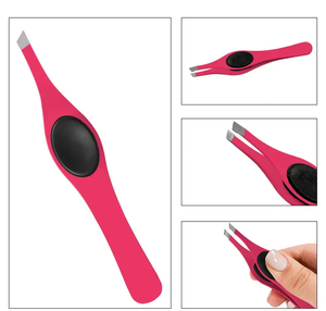 Pince à épiler pointue pour sourcils en acier inoxydable finition miroir, outil de beauté pour l'épilation des poils des sourcils - Product Image 5