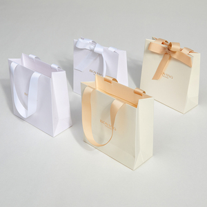 Boyang — sac en papier Kraft personnalisé, sac cadeau de luxe, emballage de bijoux, - Product Image 5