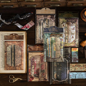 Paquete <span class=keywords><strong>de</strong></span> 40 Pegatinas <span class=keywords><strong>de</strong></span> Franjas Largas, Serie Retro Years, Universo Mariposa, Material para Diario, Pegatinas Decorativas, 6 Modelos - Product Image 1