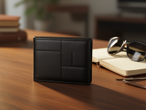 Portafoglio da Uomo in Vera Pelle da 7 Pollici, Minimalista con Chiusura a Pannelli, Ideale come Regalo - Product Image 2