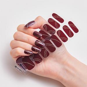 Adesivi per Unghie in <span class=keywords><strong>Gel</strong></span> Semi-Polimerizzato Personalizzati, Strisce di <span class=keywords><strong>Gel</strong></span> per Unghie Monocolore con Etichetta Privata e Confezione Personalizzata, Produttore OEM - Product Image 5