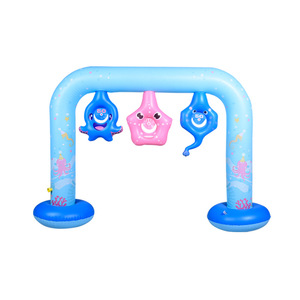Inflatable Water Arch With <b>Spray</b> Targets Outdoor PVC Play <b>Set</b> For Kids Garden Party - Product Image 1
