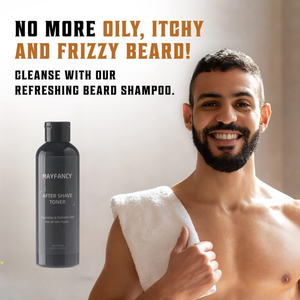 Lotion tonique faciale quotidienne pour hommes sérum correcteur de rasage formule hydratante adoucit la peau rafraîchit le rasage après-rasage - Product Image 4