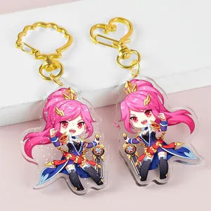 Make Your Own Design Custom Printed Acrylic Keychain/ Custom Printed Acrylic Charms Uv Printing Acrylic Charm 6 Color