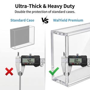 99% UV Protection Elite Trainer Box Acrylic <strong>Display</strong> <strong>Case</strong> 8mm <strong>Crystal</strong> Clear ETB Protector with Strong Magnetic TCG Storage Box - Product Image 4