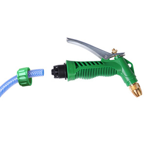 Pistolet à eau de jardin haute pression en plastique pour le lavage de voitures et l'arrosage des plantes, alimenté par l'eau du robinet - Product Image 2