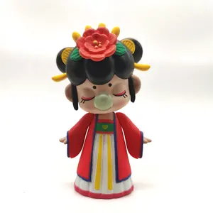 Виниловая игрушка с закрытыми глазами, персонализированная фигурка из ПВХ, Классические игрушки