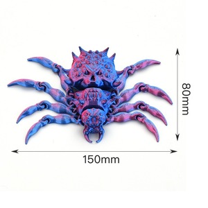 3D Printed Morefun <b>Plastic</b> Skeleton <b>Spider</b> Home Aesthetic Desktop Decorative Figure Mobile Toy Gift for Kids Animal Dinosaur - Product Image 3