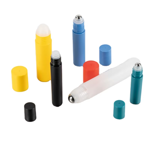 Flacone Roll-on in Plastica Mini da 3ml 5ml 8ml <span class=keywords><strong>10ml</strong></span> 15ml 18ml 28ml, Bottiglia Satinata per Essenze, Oli Essenziali e Profumi - Product Image 2