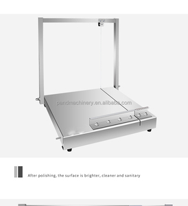 Machine à découper le fromage et le beurre en tranches, en acier inoxydable 304, de qualité industrielle, réglable de 0 à 10 cm, capacité de 5 kg - Product Image 2