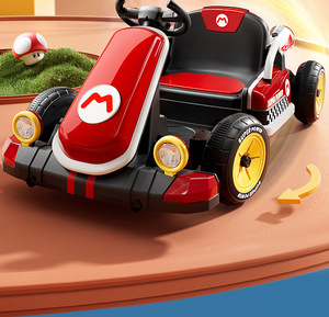 Coches Eléctricos Baratos para Niños, Go Karts con Control Remoto, Función de Derrape, Asiento Extra Grande - Product Image 3