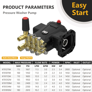 Pompe à <span class=keywords><strong>haute</strong></span> <span class=keywords><strong>pression</strong></span> triplex Kuhong, prix d'usine, dernière génération, 220V/230V, 3HP, 100 bars, <span class=keywords><strong>nettoyeur</strong></span> <span class=keywords><strong>haute</strong></span> <span class=keywords><strong>pression</strong></span> - Product Image 3