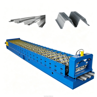 Machine de formage à froid entièrement automatique pour dalles de plancher métalliques, ligne de production de panneaux de plancher en acier à grande vitesse