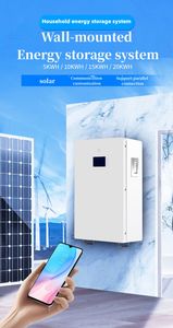 OEM + جدار طاقة دورة لتخزين الطاقة الشمسية نظام LiFePO4 مع 48v 100ah 200ah بطارية طاقة ليثيوم - Product Image 6