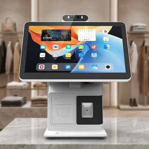 เครื่อง POS หน้าจอสัมผัสขนาด 15.6 นิ้ว พร้อมเครื่องอ่านบัตร NFC สแกนโค้ด ออลอินวัน สำหรับร้านค้าปลีกและร้านอาหาร - Product Image 1