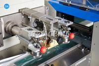 Automatische Horizontale Kussenverpakkingsmachine Voor Fruitgroenten Nieuwe Datumdrukfunctie Voor Papieren Zakjes Voor Dranken